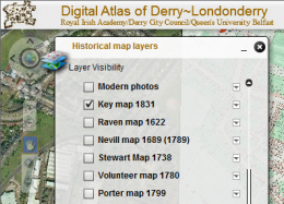Digital map of Derry-Londonderry